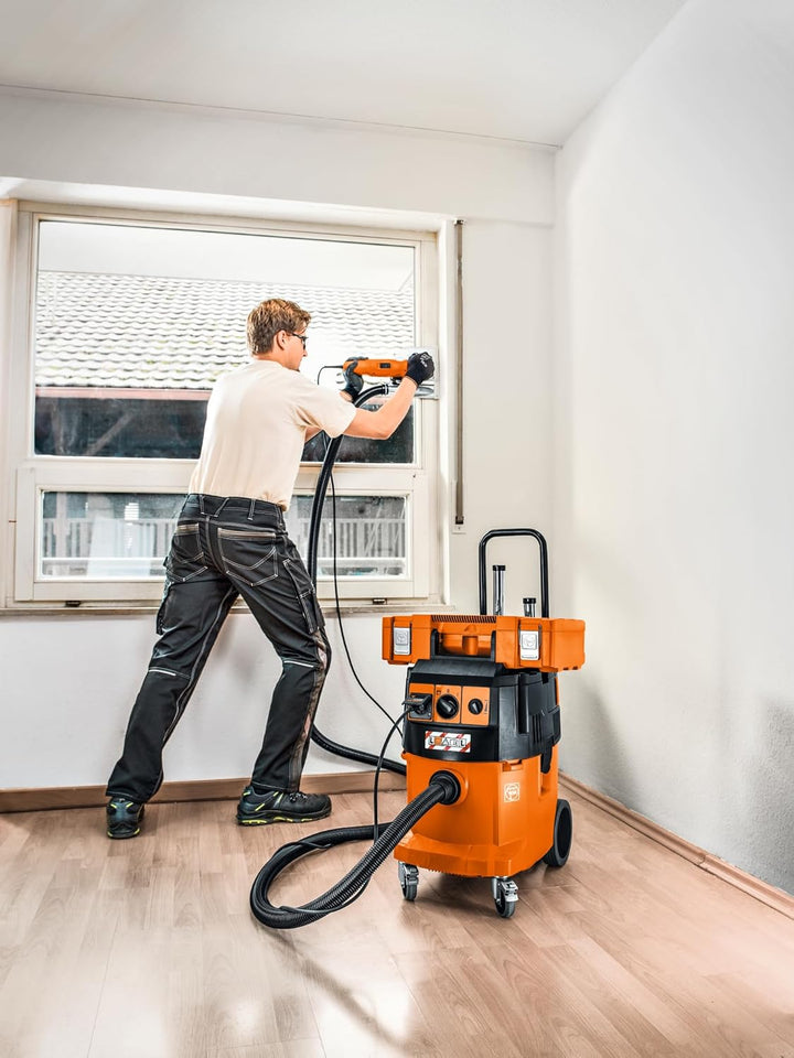 FEIN Nass-/Trockensauger Dustex 35 MX AC, Sauger zum Anschluss von Elektrowerkzeugen, vollautomatisc