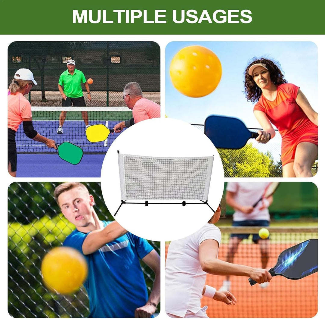 Portable Pickleball Net, Compact Tennis Ball Trainer Net, Quick Setup Home Equipment, Pickleball Equ
