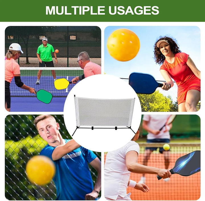 Portable Pickleball Net, Compact Tennis Ball Trainer Net, Quick Setup Home Equipment, Pickleball Equ