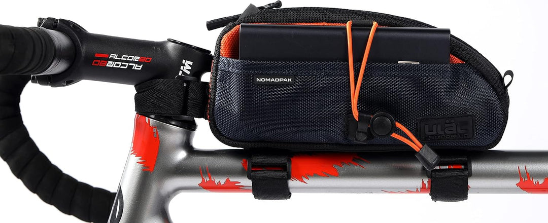 ULAC Rahmentasche für Fahrrad Trekking PRO | wasserdichte Materialien | 21x10x6 cm | Reissverschluss