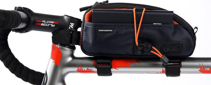 ULAC Rahmentasche für Fahrrad Trekking PRO | wasserdichte Materialien | 21x10x6 cm | Reissverschluss