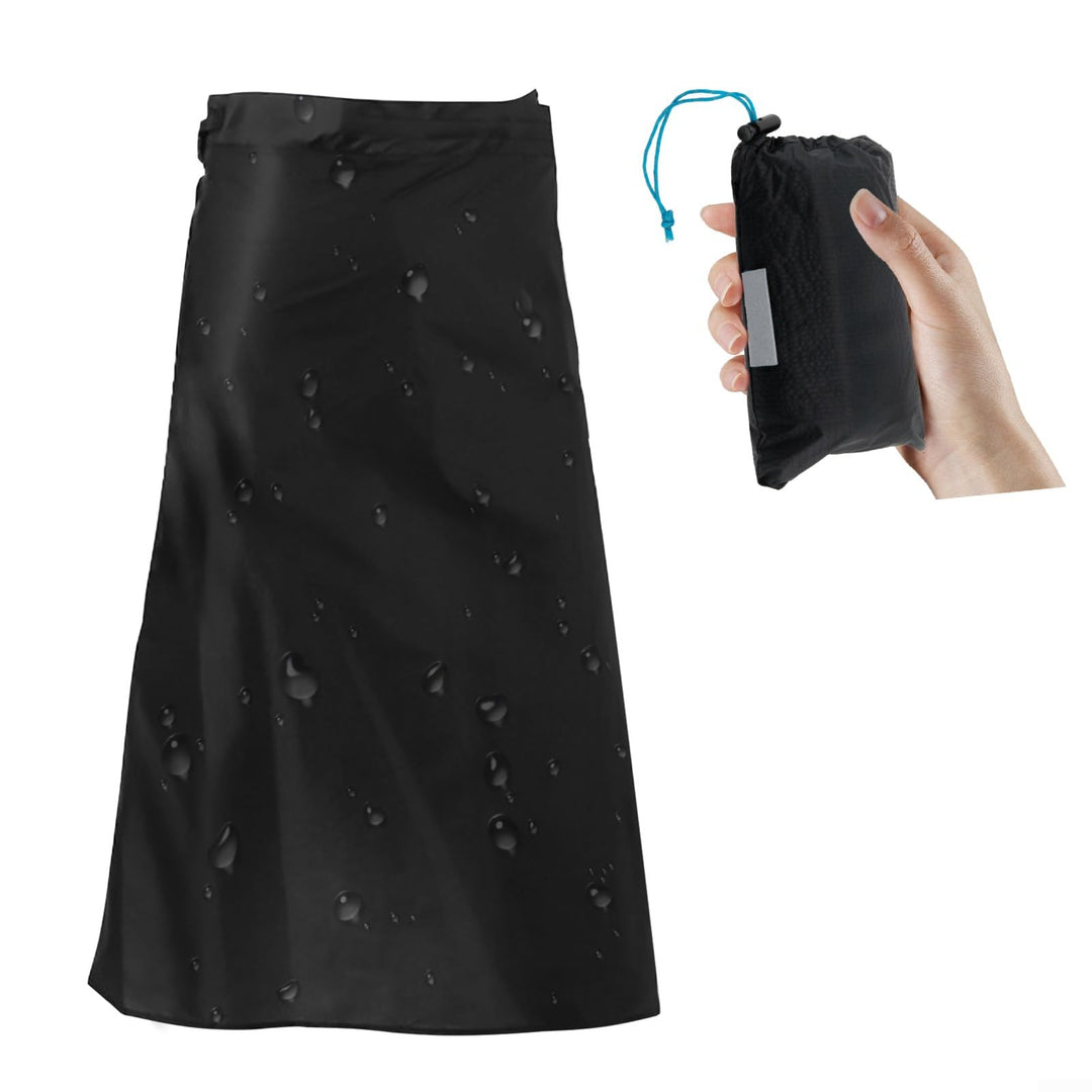 Regenrock, 15D Nylon Ultraleichter Regenrock, wasserdicht, winddicht, Kilt-Regenbekleidung, Futter m