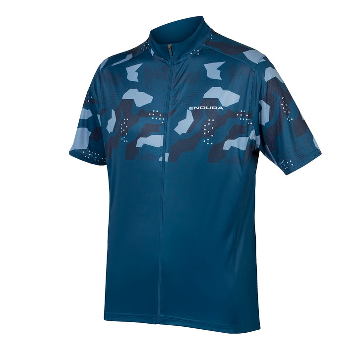 Endura Hummvee Ray II Kurzarm Jersey für Herren, S Blaubeere