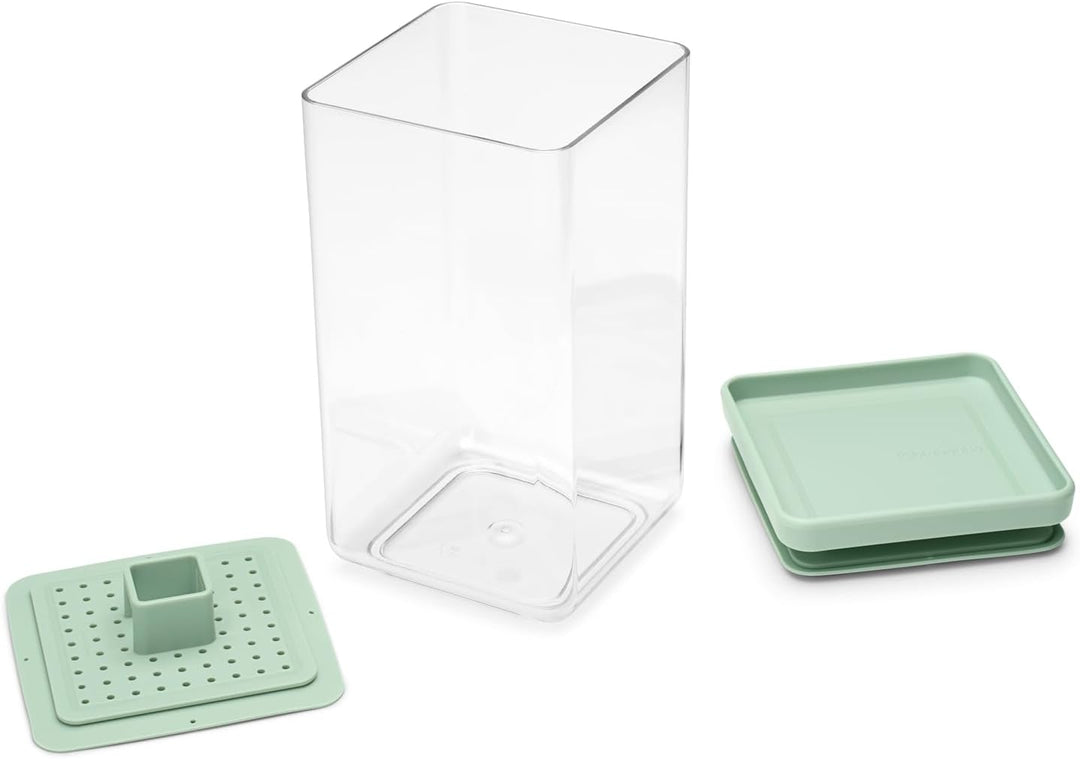 Brabantia TASTY+ Einmachbehälter aus Kunststoff | 1,6 l Einlegebehälter mit Silikon-Verschlusssiegel