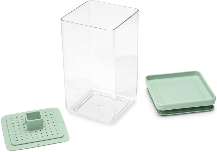 Brabantia TASTY+ Einmachbehälter aus Kunststoff | 1,6 l Einlegebehälter mit Silikon-Verschlusssiegel
