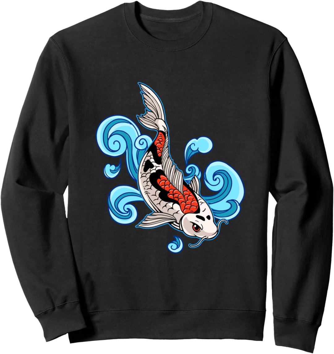 Asiatischer Koi Fisch Koi Karpfen Sweatshirt