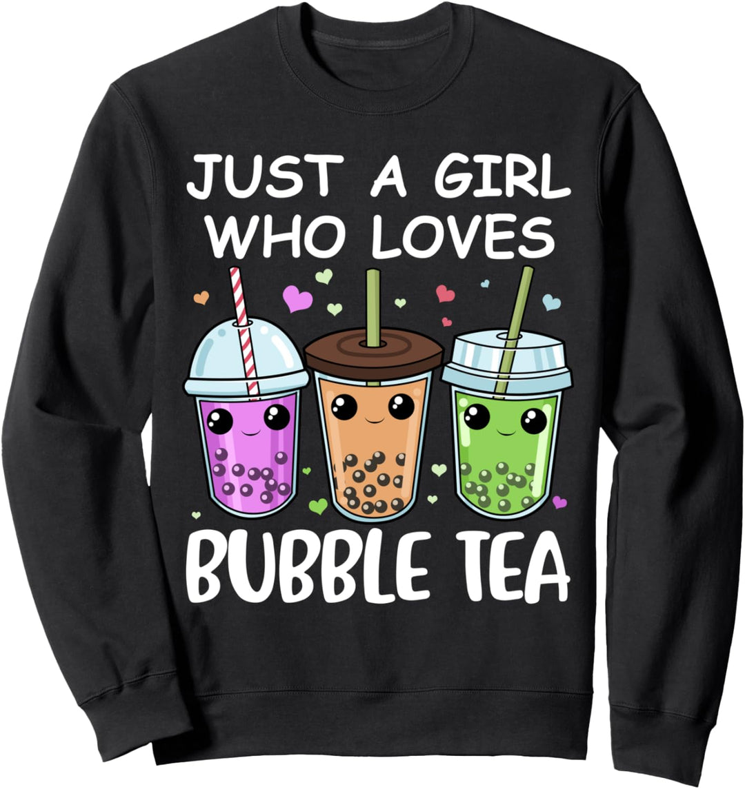 Bubble Tea Geschenk Damen Bubble Tea Tshirt Mädchen Bubble Sweatshirt
