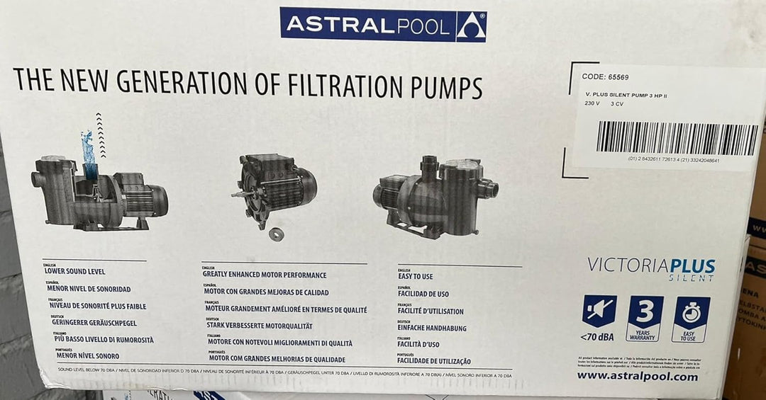 Astral Pool Victoria Plus Poolpumpe 36,0 m³/h 230 Volt