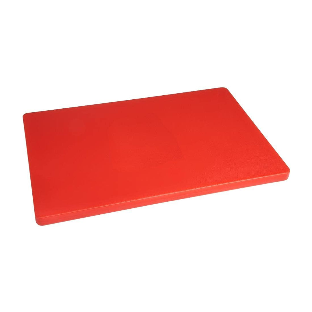 Hygiplas LDPE extra dikke snijplank rood 450x300x20mm Rot, Rot