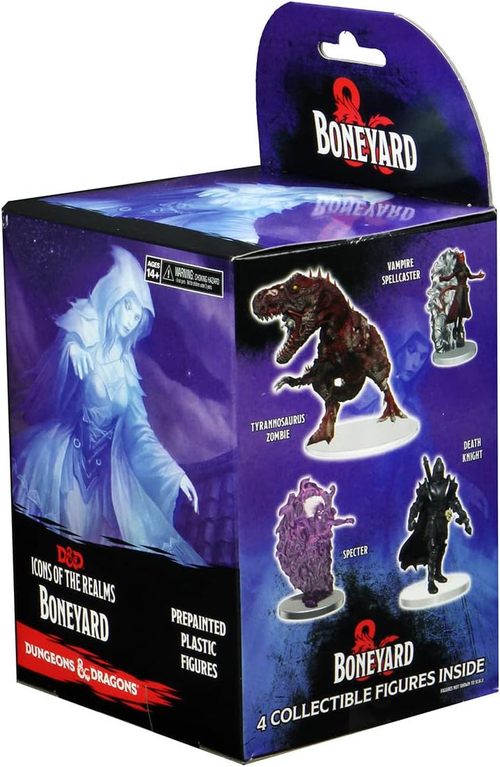 WizKids D&D Icons of The Realms Miniatures: Boneyard Booster, 4 Stück