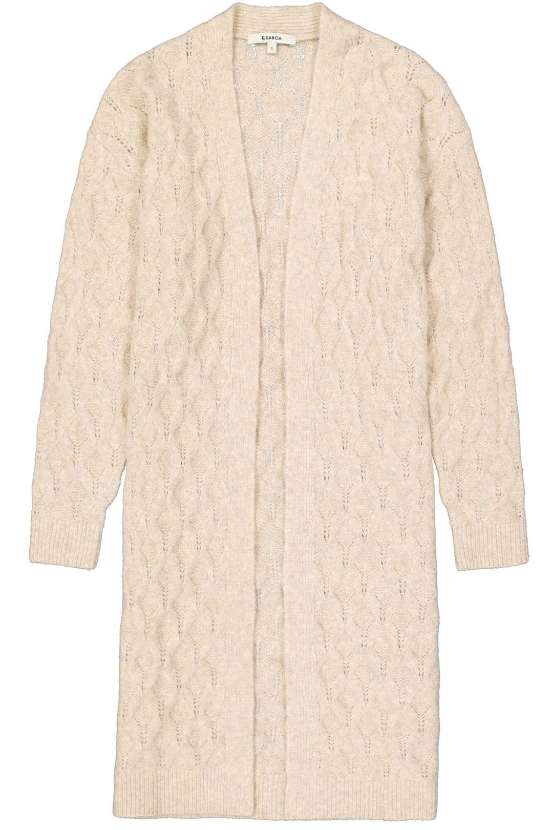 GARCIA Damen StrickjackeI30052-2542-XS M Sand Melee, M Sand Melee