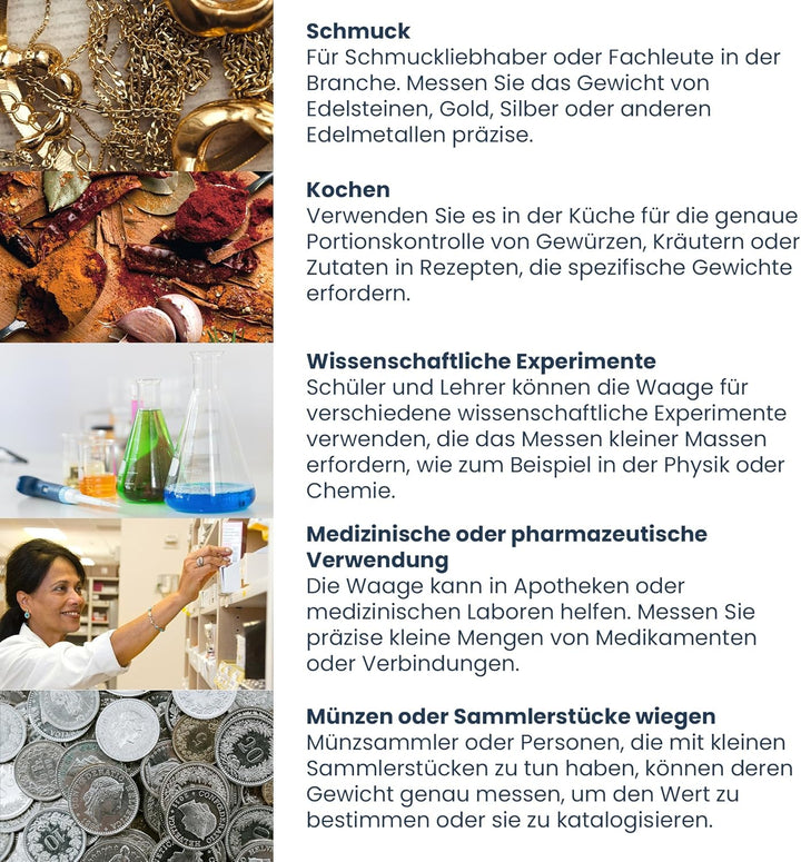 TANITA 1479Z – Mini-Digitalwaage 0,01 g – Kompakte Präzisionswaage für Küche, Kaffee & Feinmessungen
