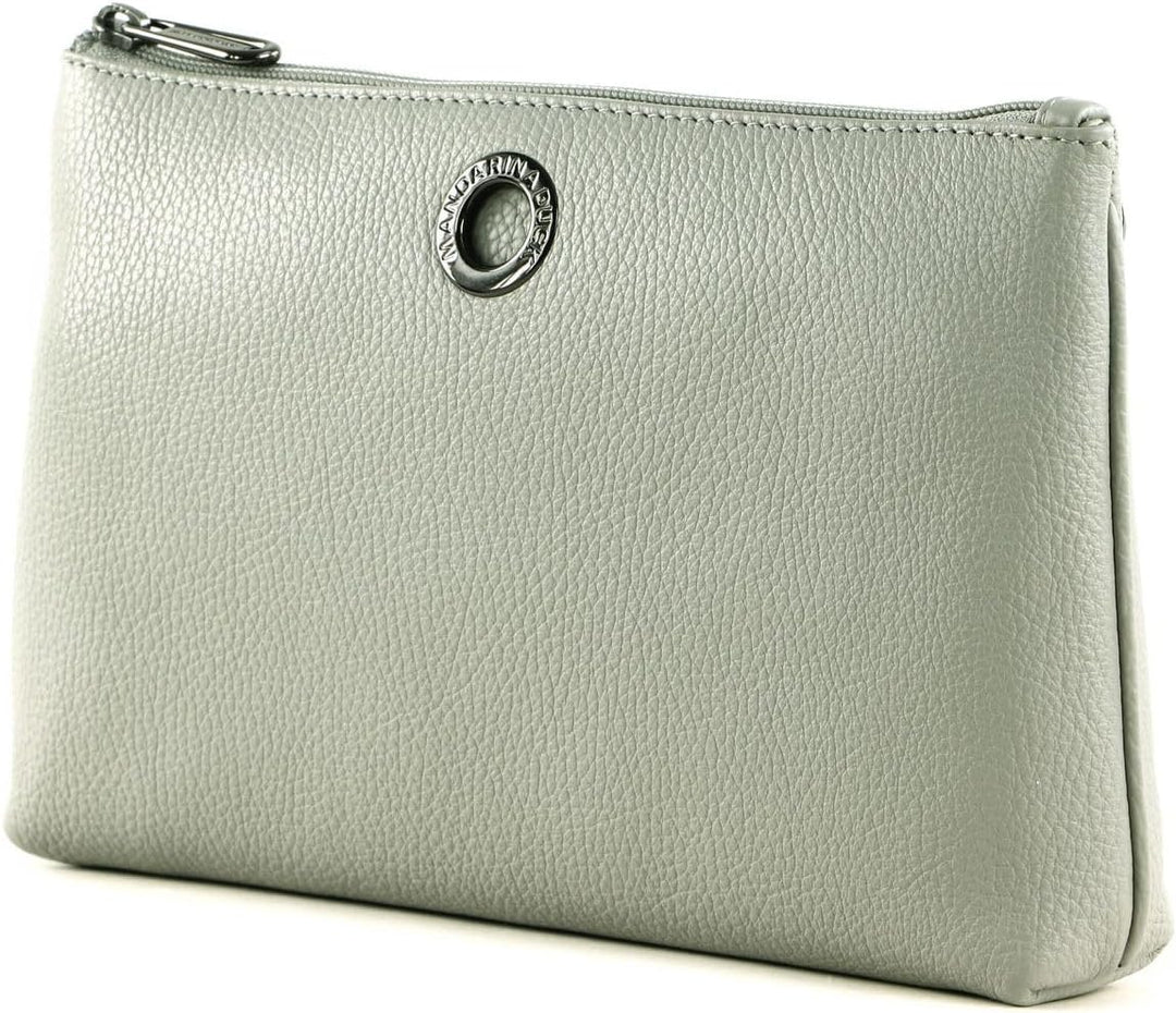 Mandarina Duck Damen Mellow Leather Clutch, 25x16x4 (L x H x W) Pearl, Pearl