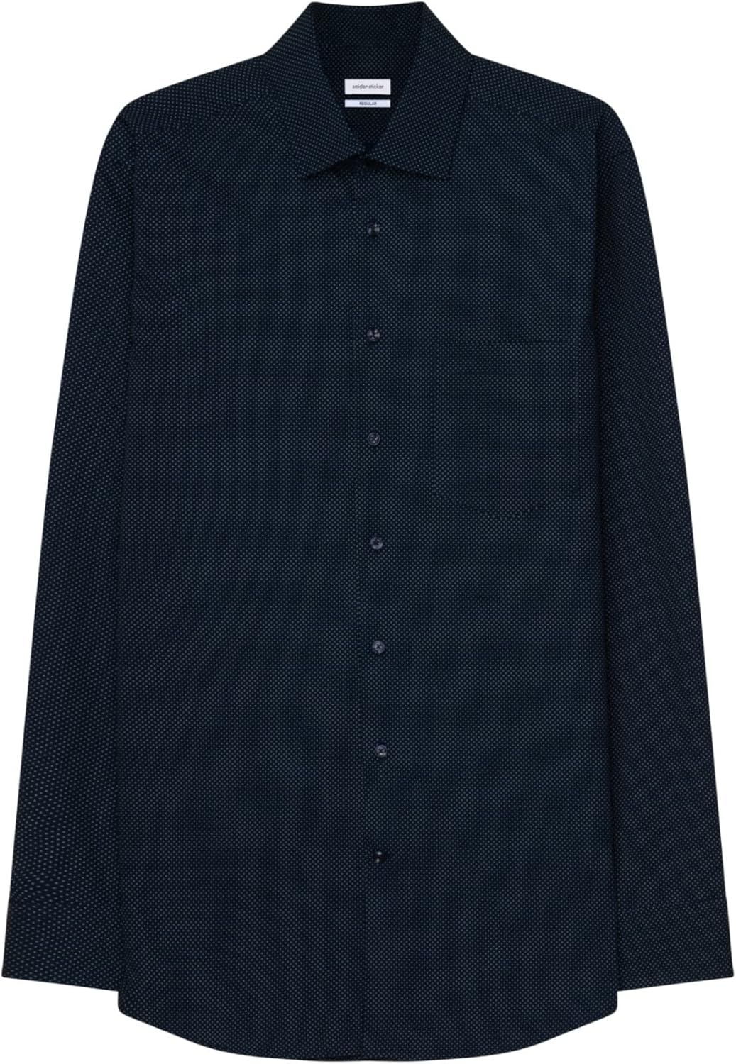 Seidensticker Herren Men Regular Longsleeve Cotton Business Shirt 39 Dunkelblau(153750), 39 Dunkelbl