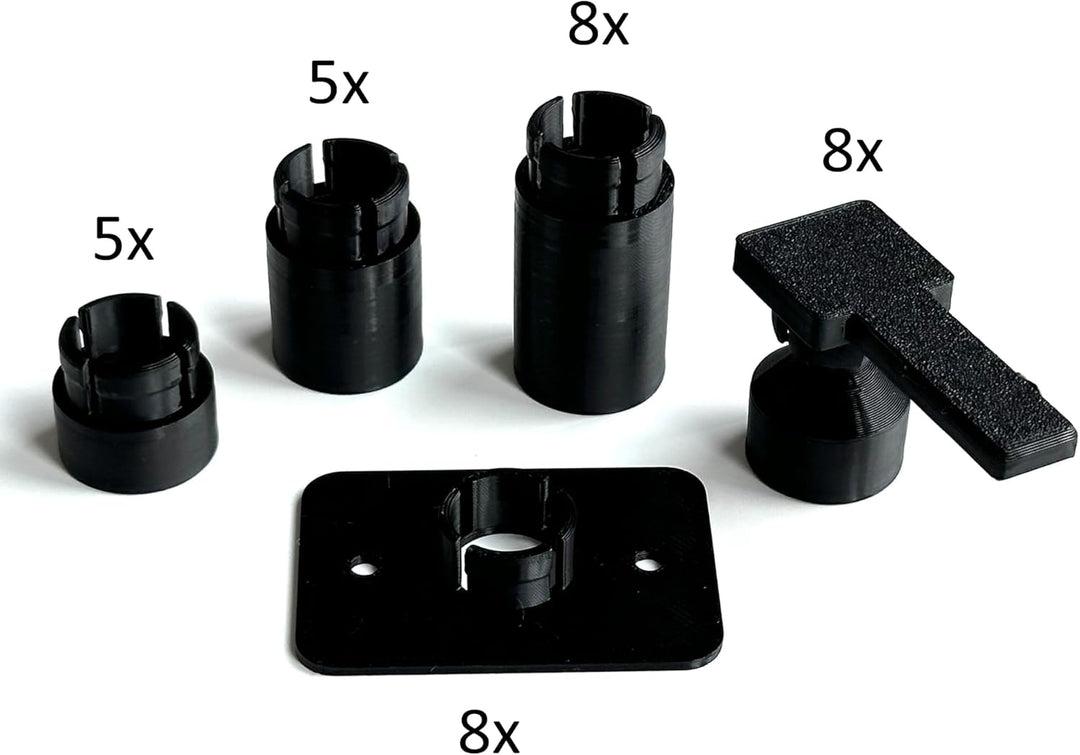 Stützenset (42tlg) passend für Carrera 124/132/Evolution Fahrbahnerhöhung Brücken Kurven/Gerade