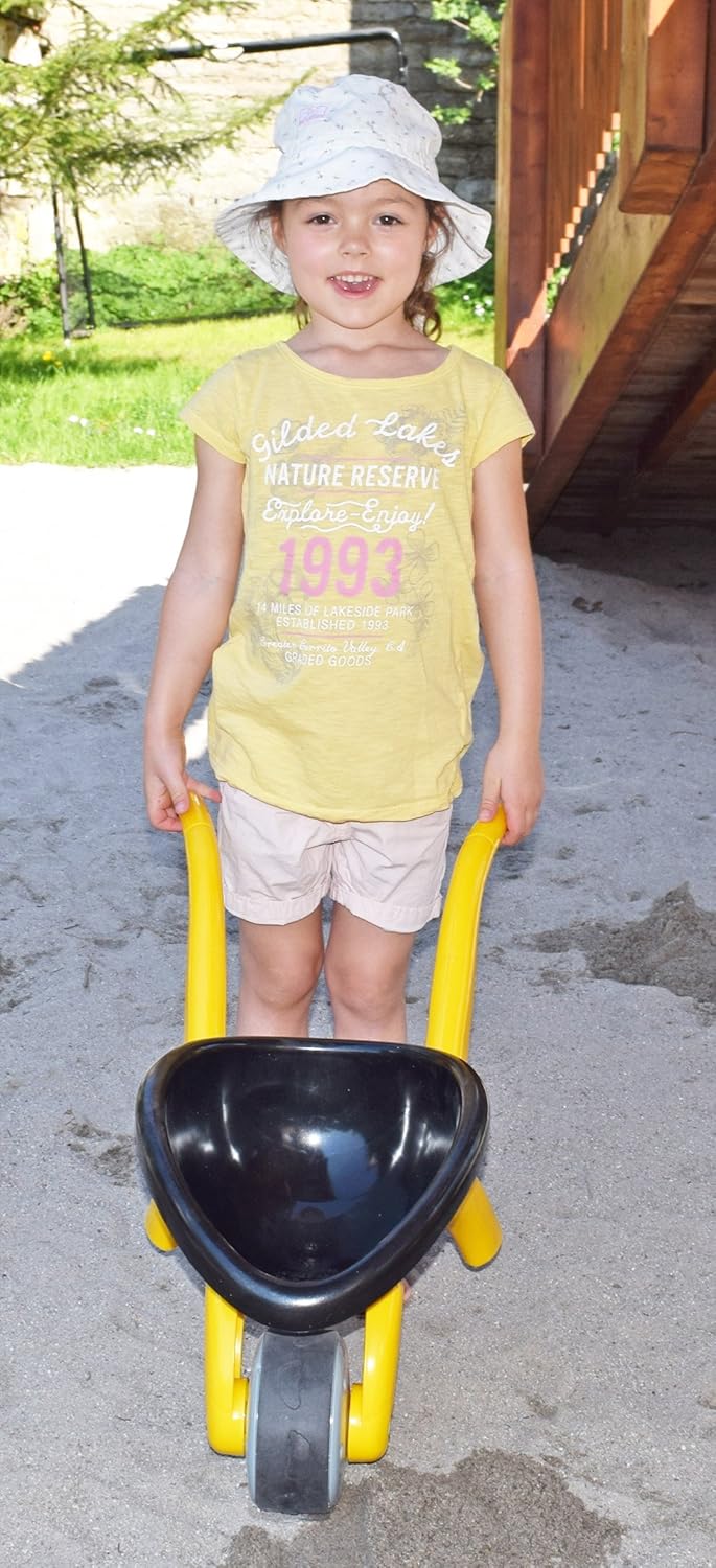 GOWI Design Schubkarre Sand Sandspielzeug (Black) Schwarz, Schwarz