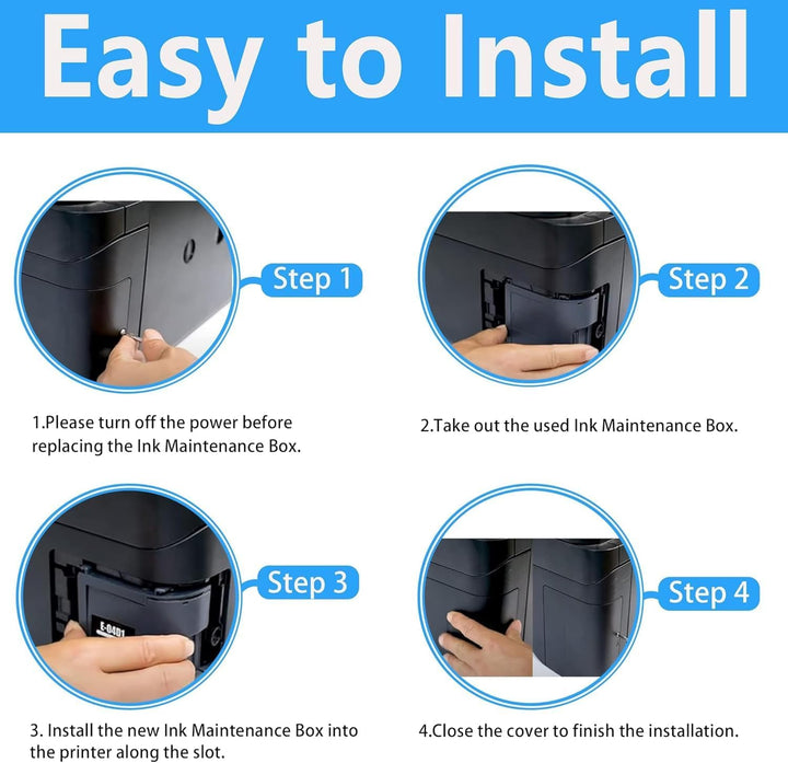 T04D1 T04D100 Wartungsbox Kompatibel für Epson ET-4750 ET-4850 ET-3750 ET-15000 ET-3700 ET-4856 ET-5
