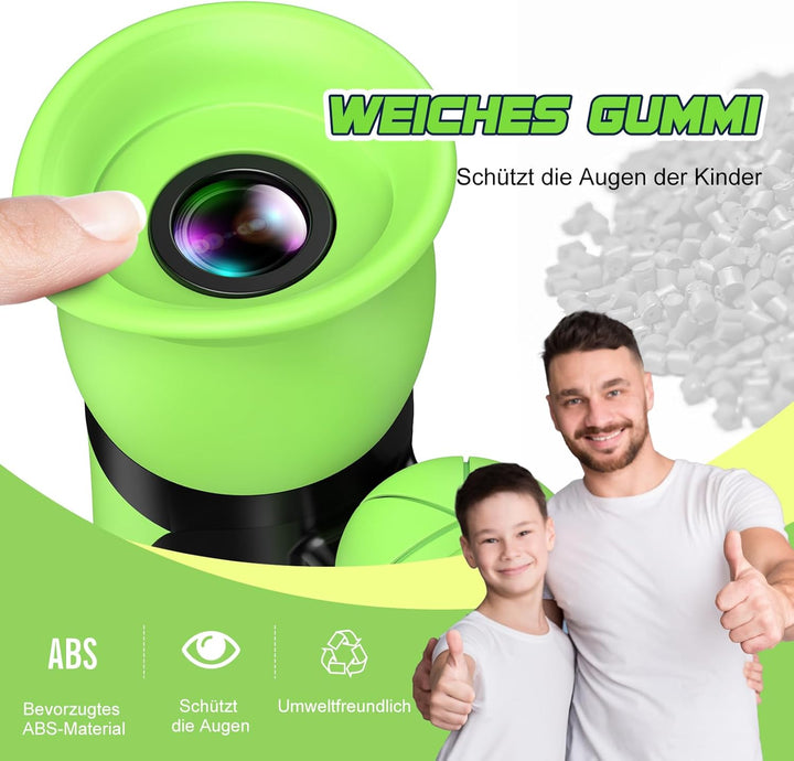 Fernglas für Kinder, Outdoor Spielzeug Mädchen Geschenke 3-12 Jahre Kinderspiele ab 3-12 Jahre Gebur