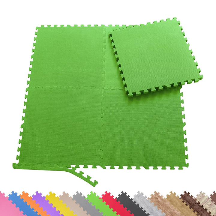 Sporttrend 24® 4 Schutzmatten ohne Randstücke Farbwahl 60x60x1cm | 1,44qm | Bodenschutzmatte Sportma