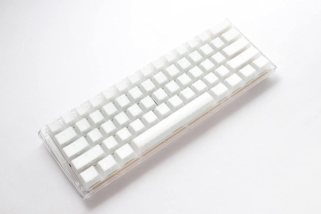 Ducky One 3 Aura White Mini Gaming Tastatur, RGB LED - MX-Speed-Silver (US) Black, Black