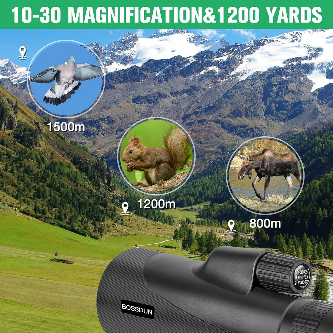 Zoom-Monokular-Teleskop, Hochleistungs-Monokular-Teleskop für Smartphone mit Stativ, HD-Monokular fü