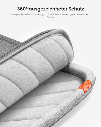 tomtoc 360° Tasche Hülle für 15-Zoll Neu MacBook Air M2 A2941 2023, 15" Microsoft Surface Laptop 5/4