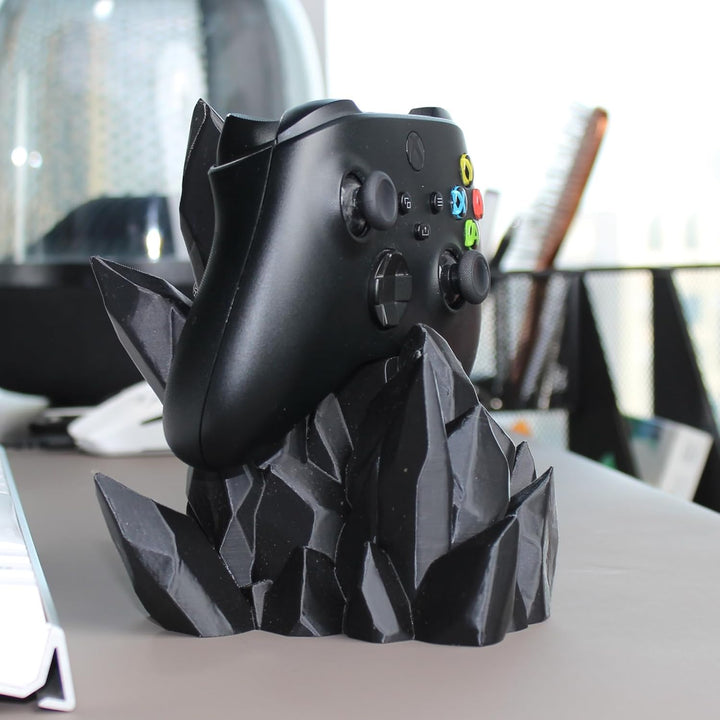 3D-Druck Handgrip-Ständer mit Kristall-Design, E-Sport-Raumdekor, für PS5, Xbox und andere Konsole,K