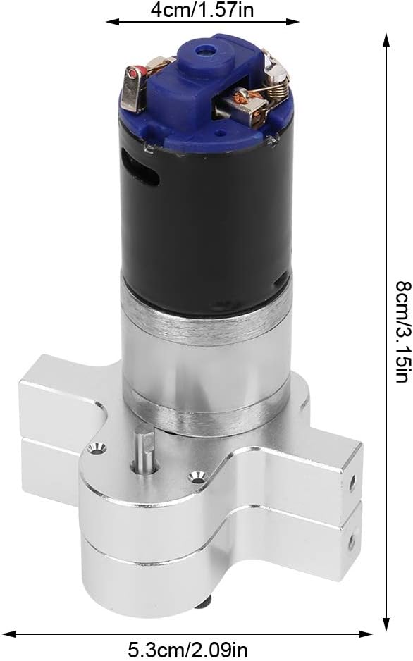 RC Auto Verteilergetriebe, Metalltransferkasten Upgrade RC Zubehör für WPL Henglong C14 C24 B14 B24