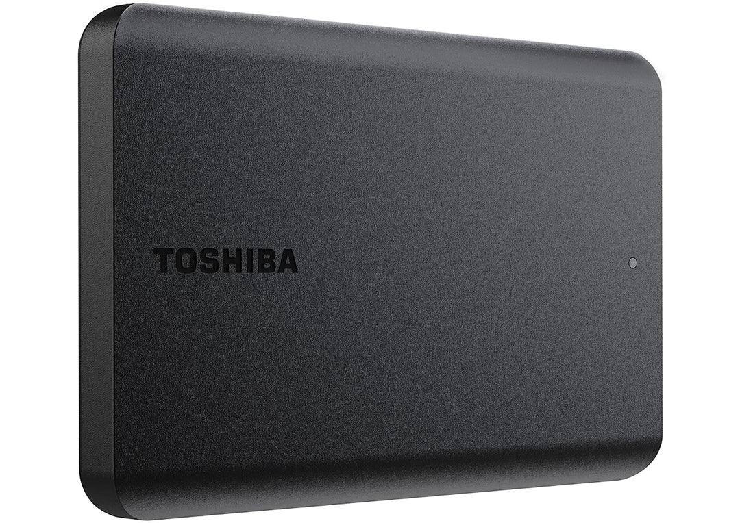 Toshiba Canvio Basics HDTB510XK3AA tragbare externe Festplatte, USB 3.0, Schwarz Modern Schwarz 1 TB