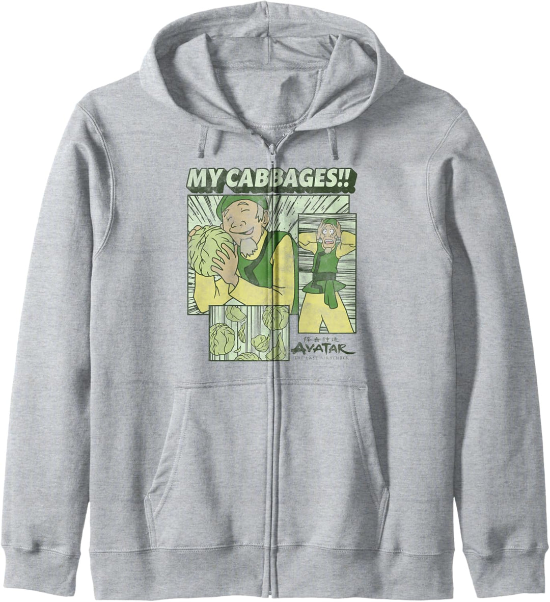 Avatar: The Last Airbender Cabbage Merchant Panels Kapuzenjacke