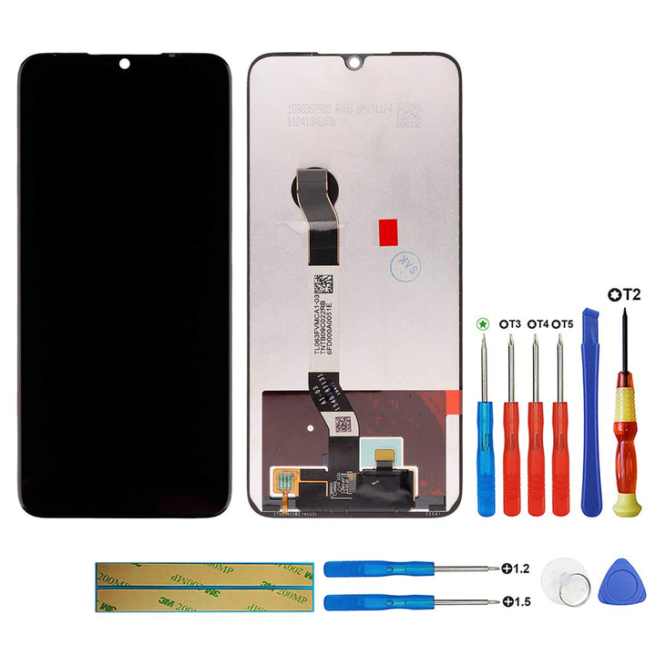 swark LCD Display Kompatibel mit Redmi Note 8 M1908C3JH, M1908C3JG, M1908C3JI （Schwarz ohne Rahmen L