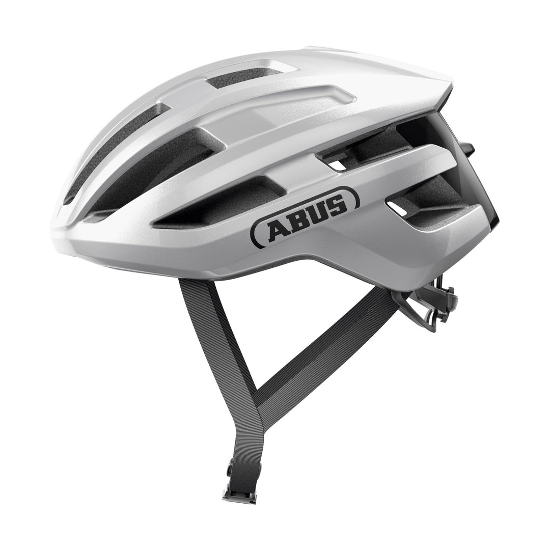 ABUS Rennradhelm PowerDome - leichter Fahrradhelm mit cleverem Belüftungssystem und aerodynamischem