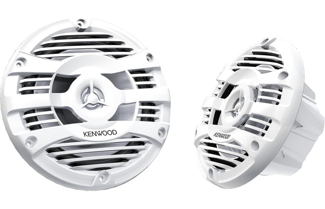 Kenwood KFC-1653MRW 6.5" 2-Way Marine Speakers Pair (White)