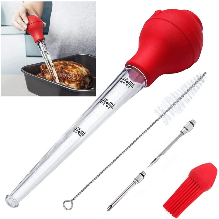 KAYCROWN Truthan-Bratset mit 4 Teilen von kommerzieller Qualität aus FDA-Silikon, inklusive Bratensp