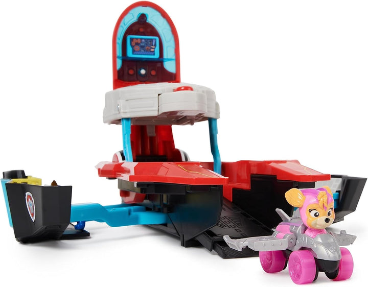 Paw Patrol: Der Mighty Kinofilm, Pup Squad Mini Marine Hauptquartier Spielset mit Skye Spielzeugauto