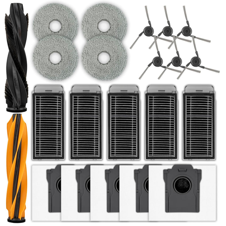 (22 Stück) X50 Ultra Ersatzteile für Dreame L40S Pro Ultra/ L50 Pro Ultra/ X50 Master Roboterstaubsa