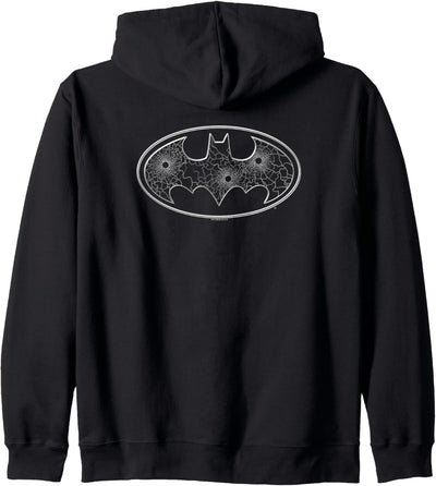 Batman Glass Hole Logo Kapuzenjacke