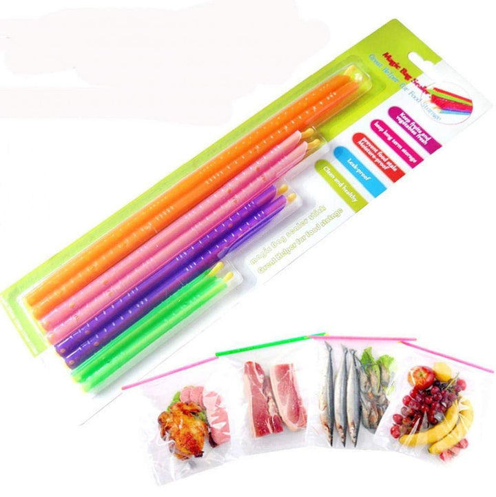 Zonster 1 Packung Lebensmittel Clips Bag Sealing Clips Multi-Farben-Beutel Frischhaltung Clamp Seale