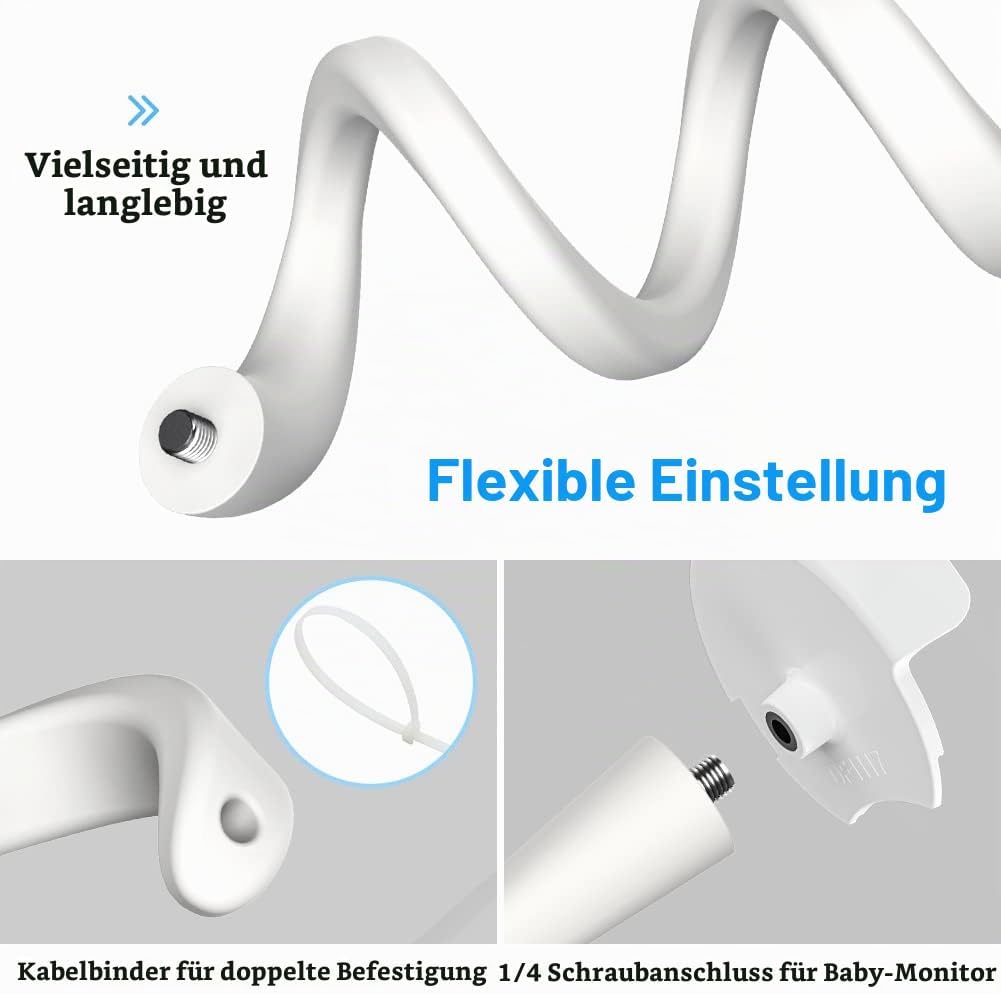 TIUIHU Baby Monitor Halterung für babysense S2/V43 Baby Monitor Flexible mount