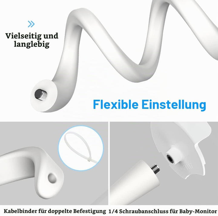TIUIHU Baby Monitor Halterung für babysense S2/V43 Baby Monitor Flexible mount