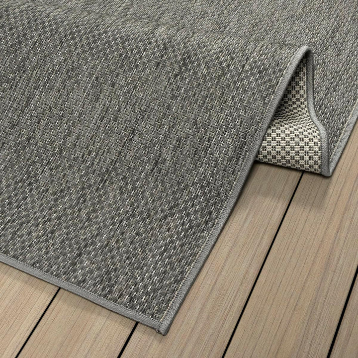 Mia´s Teppiche Malaga In- &amp; Outdoor Teppich Flachgewebe, Modisches Design, Schicke Farben, für Balko