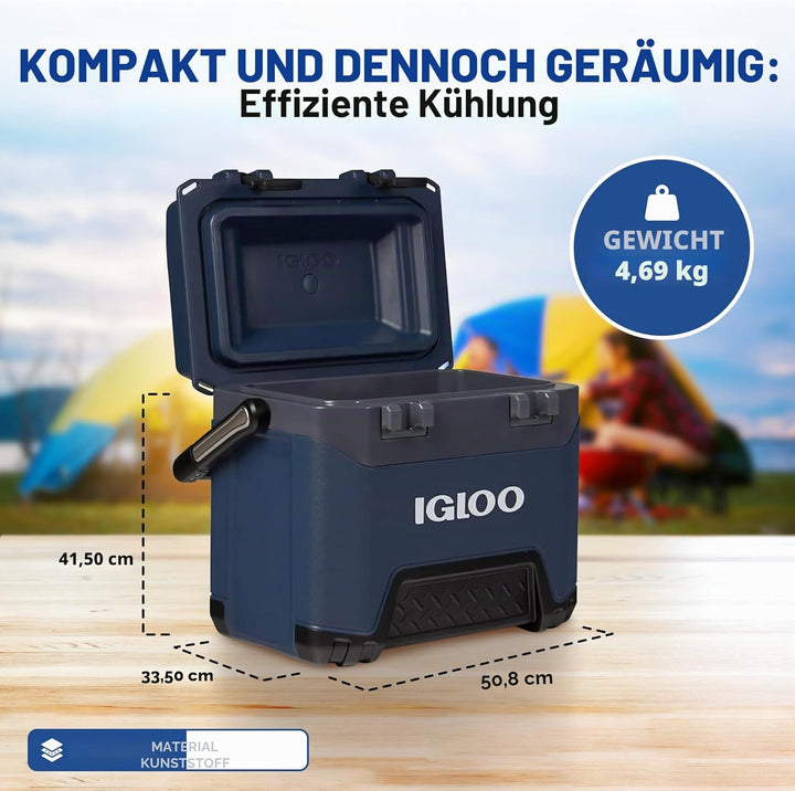 IGLOO Kühlbox BMX Blue 23L, Blue 23L