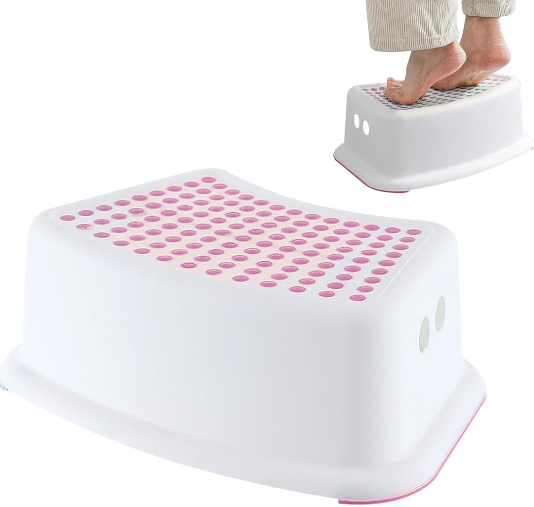 Tritthocker Kinder - 35×25×15cm Rutschfester Badezimmer Töpfchen Tritthocker | Stabiler Toilettenhoc