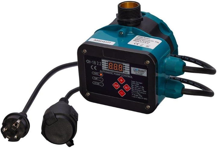 Gartenpumpe Edelstahl 2,2 Kw 11 Bar 8600 L/h Kreiselpumpe mit Drucksschalter/Trockenlaufschutz, Pump