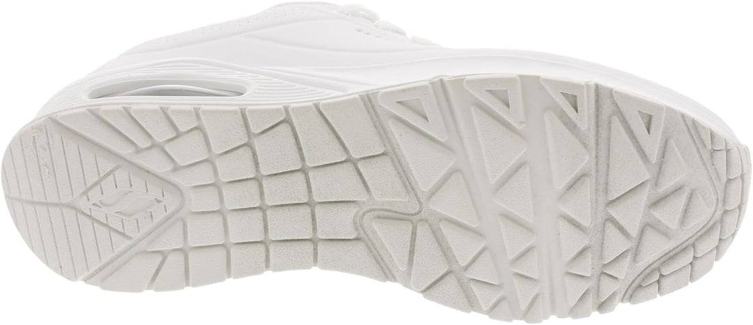 Skechers Herren UNO Stand On Air Sneaker 39 EU White Durabuck Mesh, 39 EU White Durabuck Mesh