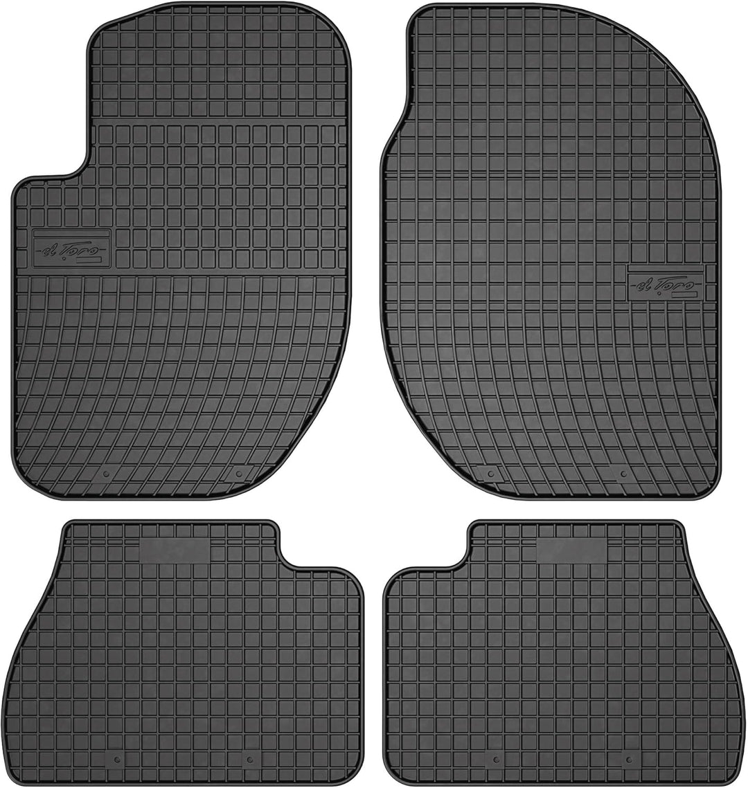 SMK Gummimatten auto fussmatten Satz für Land Rover Freelander I 1997-2006 Erleben Sie einen neuen S