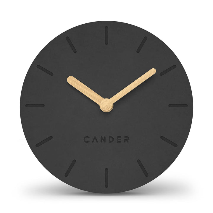 Cander Berlin MNU 2612 S Tischuhr lautlos ohne Ticken 12 cm analog batteriebetrieben Vintage modern