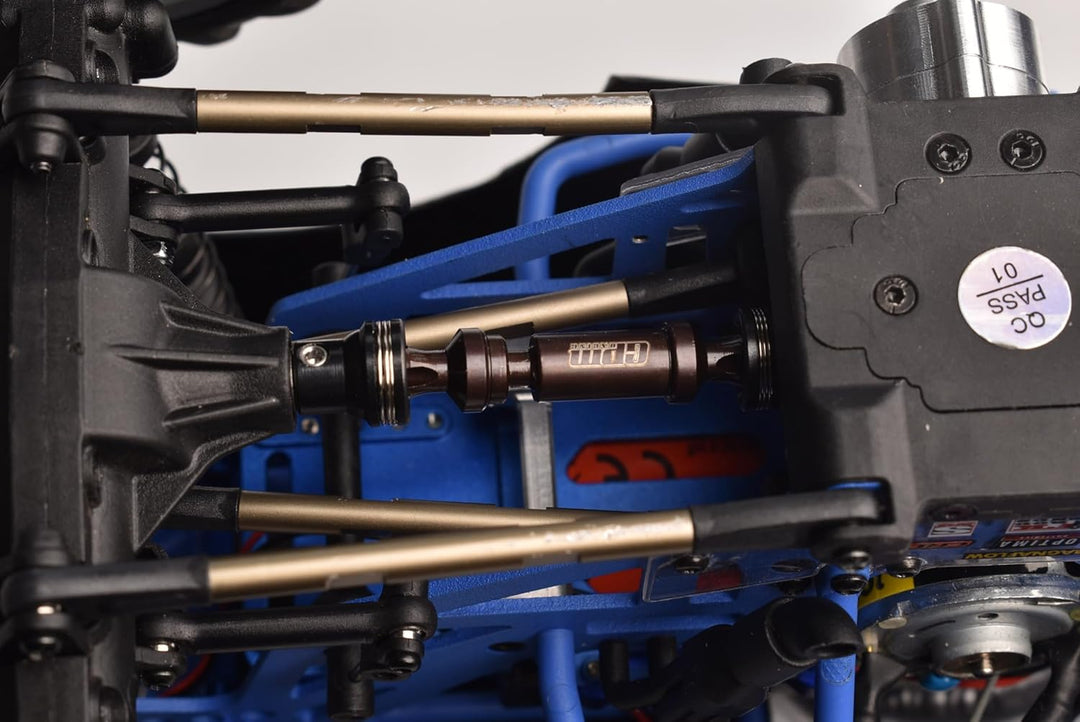 GPM Medium Carbon Steel Front+Rear Center Driveshafts for Losi 1/18 Mini LMT 4X4 Brushed Monster Tru