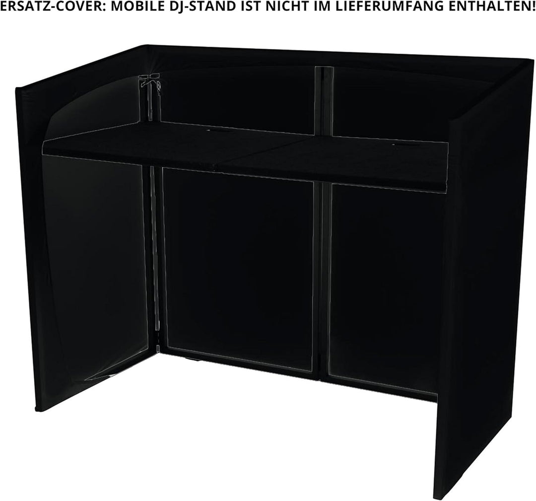 OMNITRONIC Wechselcover für Mobile DJ Stand schwarz | Ersatzstoffverkleidung