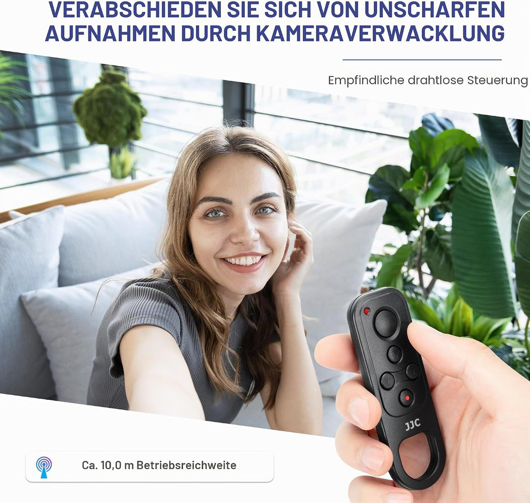 JJC Bluetooth-Fernbedienung Commander für Fujifilm X-S20, X-H2S, X-H2, X-T5, X-T4, X-T3, X-T30 II, X
